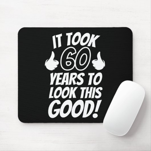60th Birthday Mousepad (Mit Mouse)