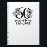 60th Birthday Notizblock<br><div class="desc">60th Birthday</div>