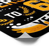 60th Birthday Party Cheers And Beers To 60 Years Poster (Ecke)