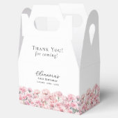 60th Birthday Party January Birth Month Flower Geschenkschachtel (Geöffnet)