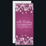 60th Birthday Party Winter Sparkle Berry Einladung<br><div class="desc">Elegant 60th Birthday Party Einladung Design with sophisticated Winter Sparkle Berry Pink Motiv,  custom name and date and additional text Impress your family and friends with this stylish and modern design. Fully customizable! Easy to use and easy to personalize.</div>