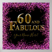 60th Birthday Poster (Vorne)