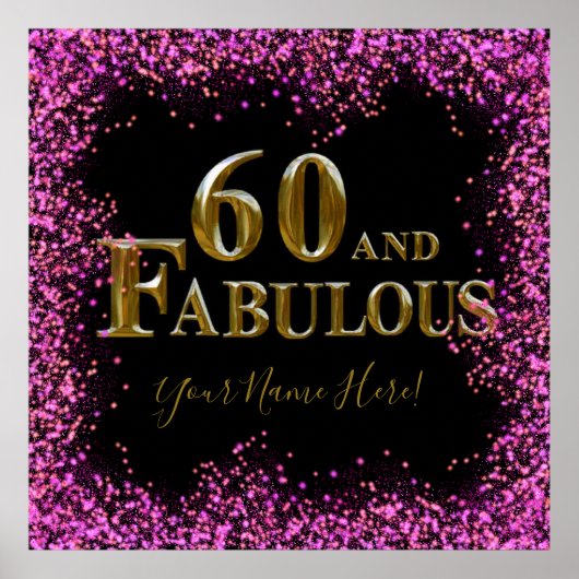 60th Birthday Poster (Vorne)