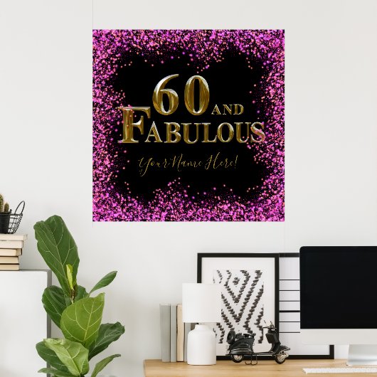 60th Birthday Poster (Heimbüro)