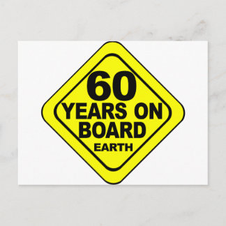 60th Birthday Postkarte