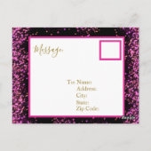 60th Birthday Postkarte (Rückseite)