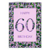 60th Birthday Purple Daisies (Vorne)