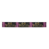 60th Birthday Satinband (Vorderseite)