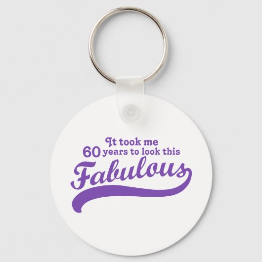 60th Birthday Schlüsselanhänger (Vorderseite)