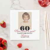 60th Birthday Serviette (Beispiel)