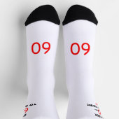 60th Birthday Socks Men Funny Socken (Oben)