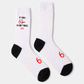 60th Birthday Socks Men Funny Socken (Rechts)