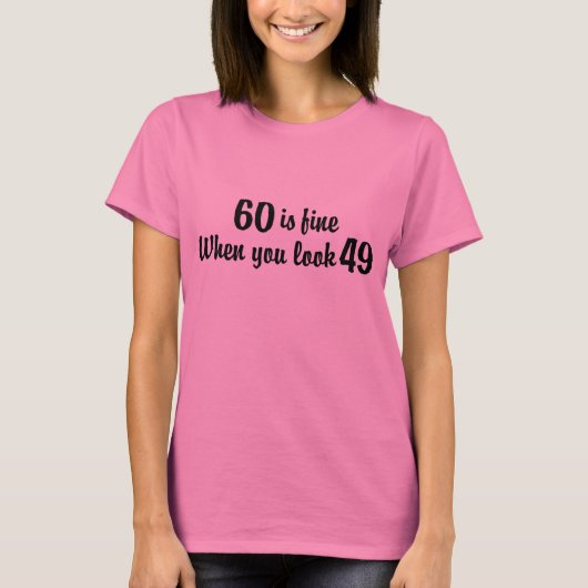 60th Birthday T-Shirt (Vorderseite)