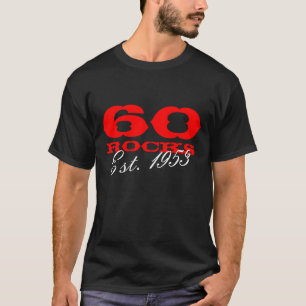 60th Birthday t shirt 60 Rocks Est. 1953 - 2022
