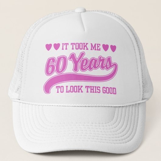 60th Birthday Truckerkappe (Vorderseite)