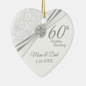 60th Diamond Anniversary Keramik Ornament (Rechts)