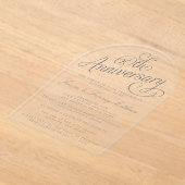 60th Diamond Wedding Anniversary Acryleinladungen (Ablage )