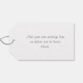 60th Diamond Wedding Anniversary Geschenk Tag Geschenkanhänger (Rückseite Horizontal)