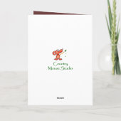 60th Funny Birthday Owl mit Attitude Bird Spaß Karte (Rückseite)