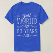 60th Wedding Anniversary - 60 Years Marriage Match T-Shirt (Design vorne)