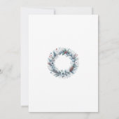 60th Wedding Anniversary Winter Landscape Romantic Save The Date (Rückseite)