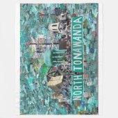 60x40 Fleece Blanket - Streets of NT (Vorderseite)