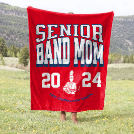 60x80 Schulband Senior Mama Stadium Fleecedecke
