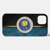 [610] NASA-Emblem [3D] Case-Mate iPhone Hülle (Rückseite (Horizontal))