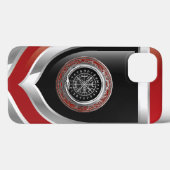 [610] Vegvisir - Viking Silver Magic Runic Compass Case-Mate iPhone Hülle (Rückseite (Horizontal))