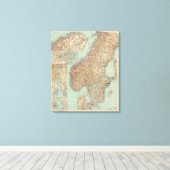 6162 Schweden, Norwegen Leinwanddruck (Insitu (Holzboden))