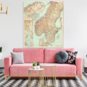 6162 Schweden, Norwegen Leinwanddruck (Insitu (Wohnzimmer))