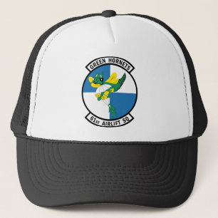 61. Airlift-Squadron - Grüne Hornets Truckerkappe