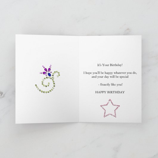 61. Geburtstag für jemanden Fabulous Karte (Innenseite)