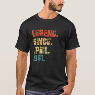 61. Geburtstag Geschenke 61 Jahre alte Legende sei T-Shirt