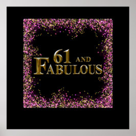 61. Geburtstag Poster