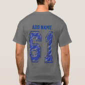 61 Gewohnheit Jersey T-Shirt (Rückseite)