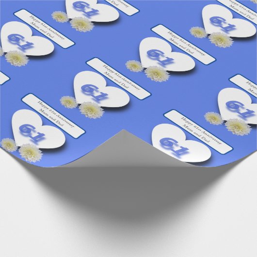 61. Hochzeit Geschenkpapier (Ecke)