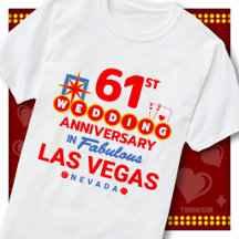 61. Hochzeitstag Fabelhaftes Las Vegas Paar