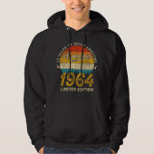 61 Jahre alt 1964 Retro Phantastisch 61. Geburtsta Hoodie (Vorderseite)