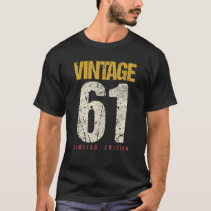 61 Jahre alt Vintag 1961 61. Geburtstagsdekoration T-Shirt