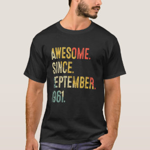 61 Jahre Phantastisch seit September 1961 61. Bir T-Shirt