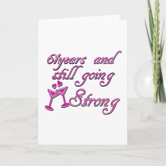 61. Jahrjahrestag Karte (Vorderseite)