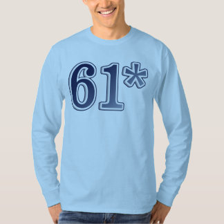 61* legitimieren Zuhause-Laufaufzeichnungs-T - T-Shirt