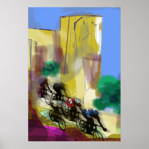 62110 Bike Race Poster