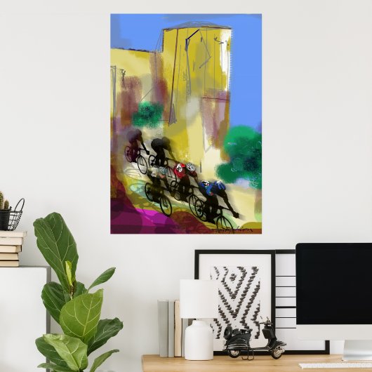 62110 Radrennen Poster (Heimbüro)