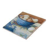 6293 Eier in der Enamelware-Schüssel Fliese (Seite)