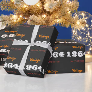 62. Geburtstag Geschenkpapier – Vintage 1964 Limit