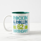 62. Geburtstags-Geschenk-Ideen Zweifarbige Tasse (Links)