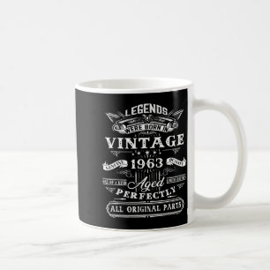 62. Geburtstagsgeschenk für Vintage-Legende, gebor Kaffeetasse