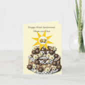 62. Hochzeitstag Karte (Vorderseite)